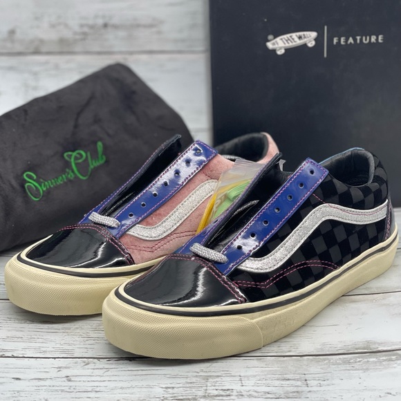 RARE Vans Vault Old Skool LX x Feature ‘Sinners Club - Part 2 Size M7.5 = W9 NEW - Picture 3 of 13